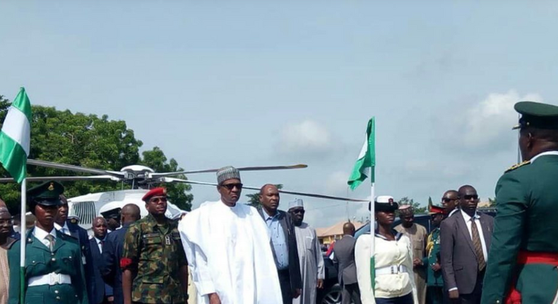 President Muhammadu Buhari in Ogun state to commission some projects (Punch)