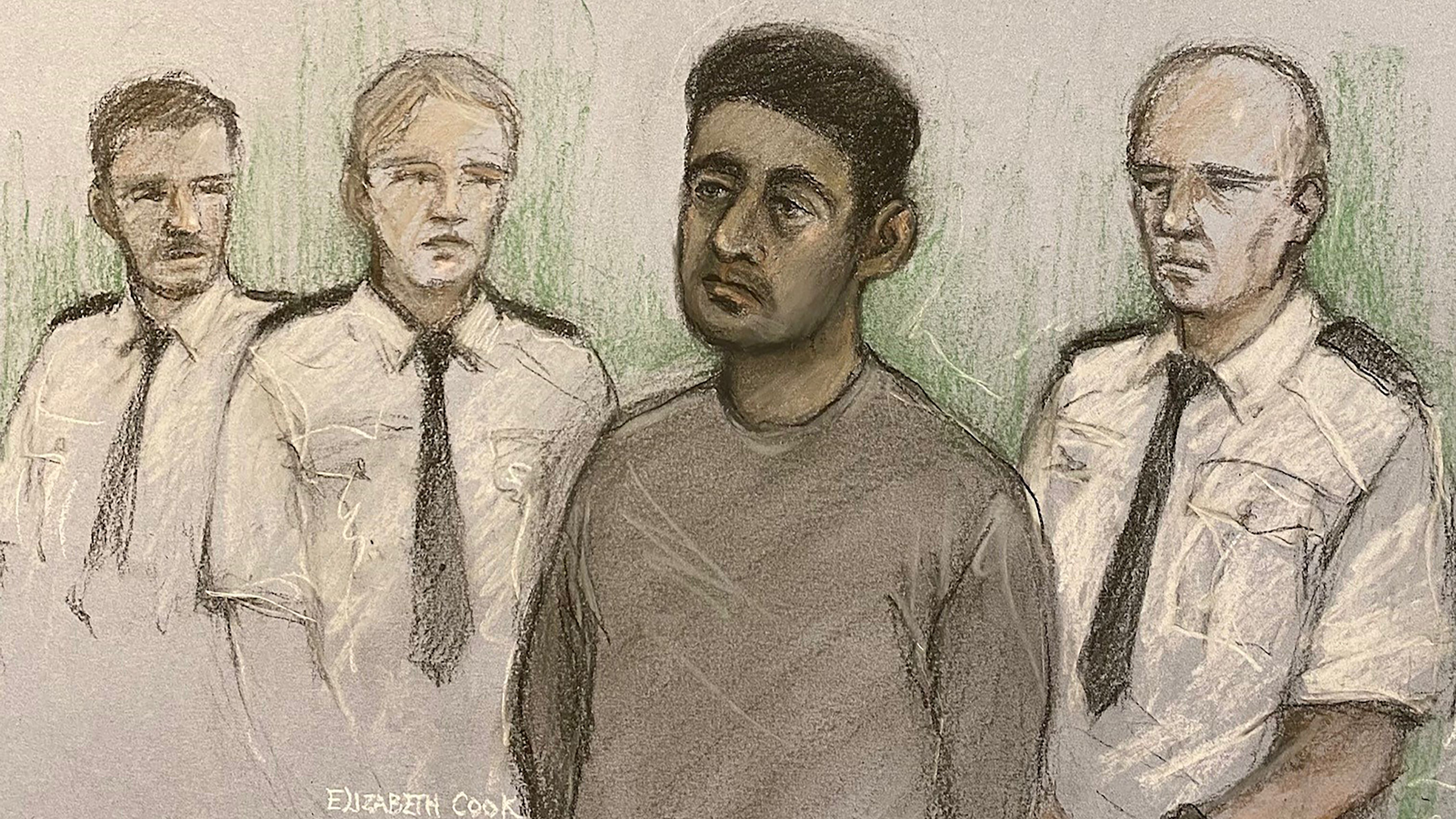 Bradford murder: CCTV shows killer smiling after stabbing