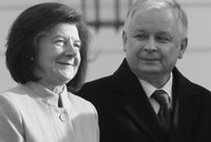 Lech Kaczyński i Maria Kaczyńska cz-b