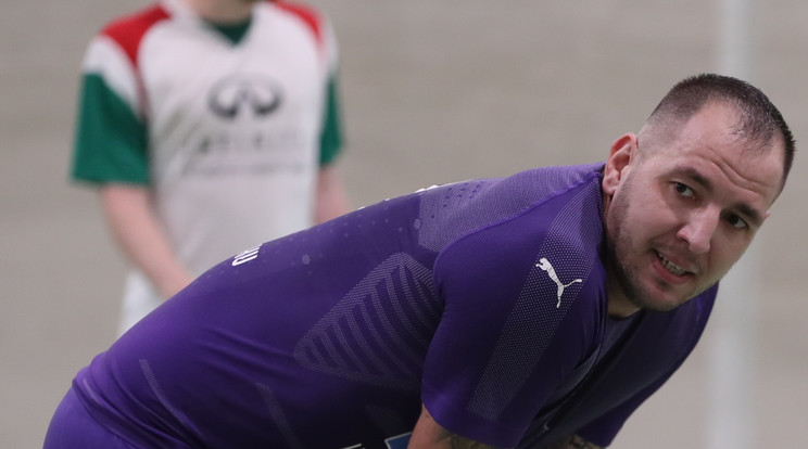 Curtis, azaz Széki Attila az Újpest Futsal Klub játékosa lett / Foto: Pozsonyi Zita