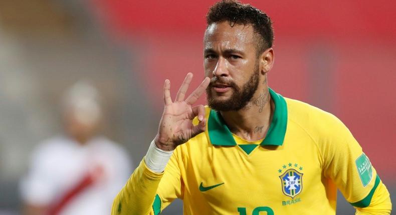 Alas, the chances of Brazilian football superstar Neymar, 29, playing in the Summer Olympics are slim Creator: Paolo AGUILAR