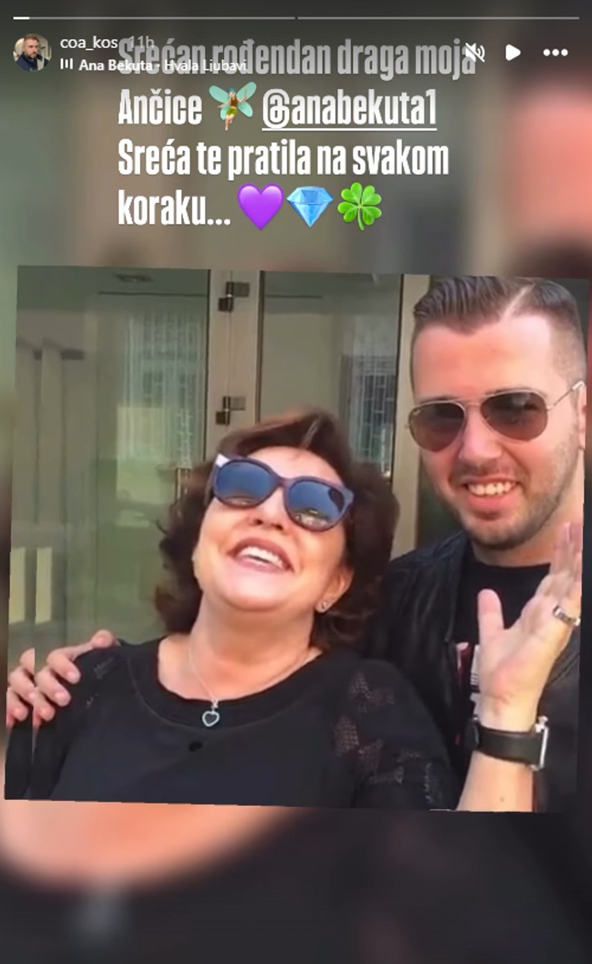 Ana Bekuta, Aca Kos