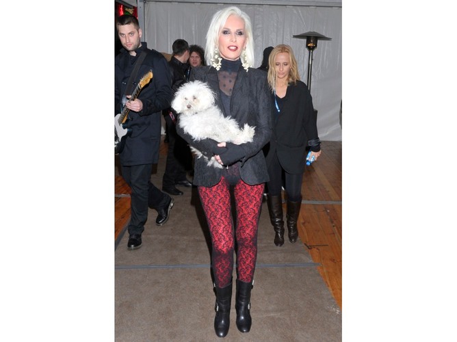 Kora Jackowska - jak zawsze oryginalna.