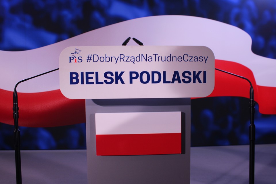 Spotkanie mieszkańców Bielska Podlaskiego z prezesem PiS Jarosławem Kaczyńskim, 02.07.2022