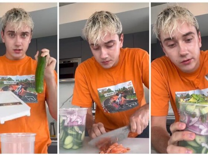 Krastavac salata čuvenog Tiktokera