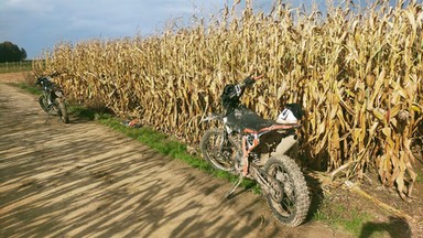 Groźny wypadek pod Lublinem. 14-latkowie zderzyli się czołowo na motocyklach