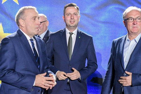 Wieczór wyborczy Koalicji Europejskiej