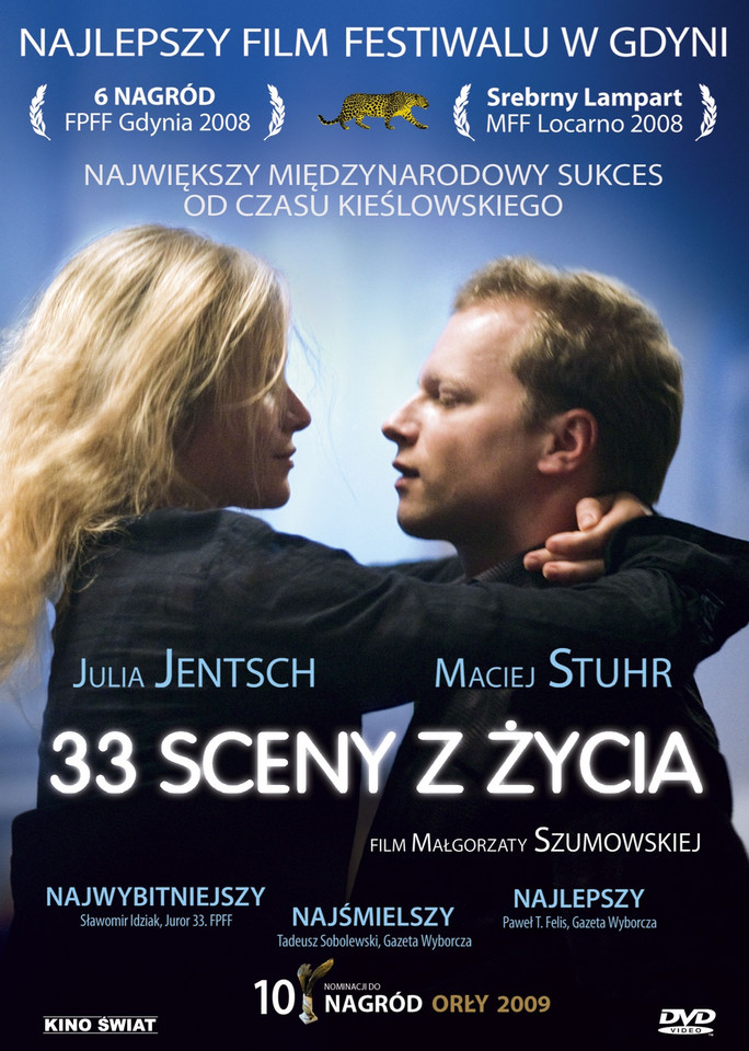 Okładka wydania DVD filmu "33 sceny z życia"