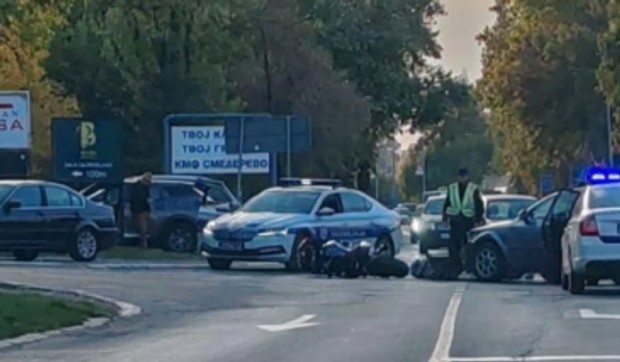 Oboren motociklista u Smederevu