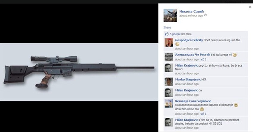 Sugestivno: Savićev post na Fejsbuku
