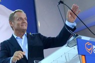 Donald Tusk wieczór wyborczy