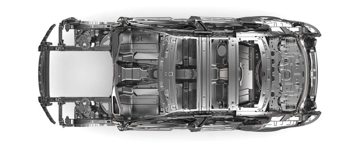 Nowy Jaguar ma lekką i wytrzymałą konstrukcję monolityczną.