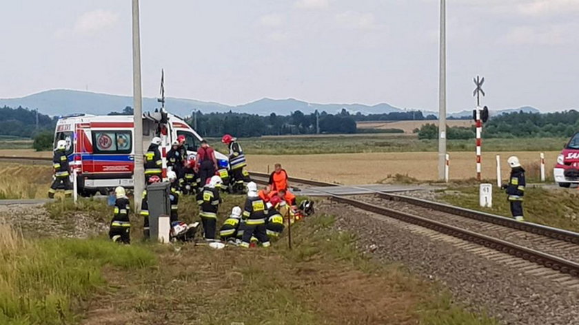 Tragiczny wypadek na przejeździe