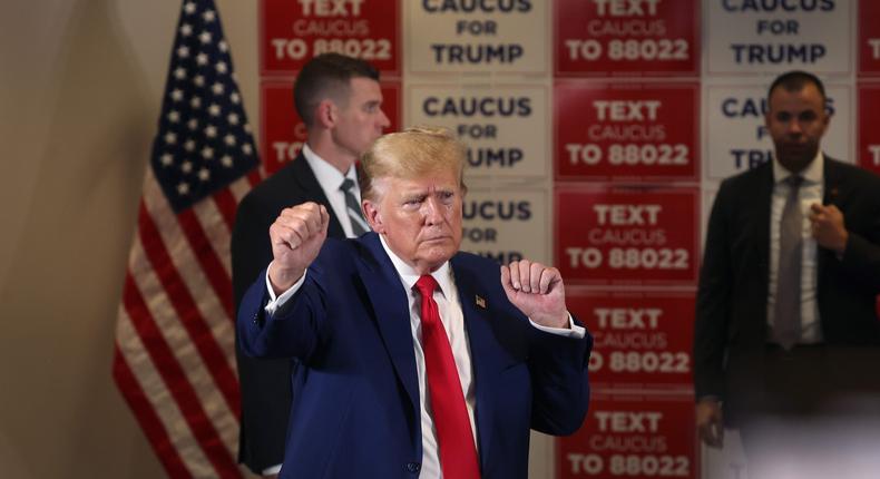 Former President Donald TrumpScott Olson/Getty Images