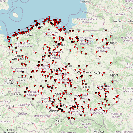 W ostatnich 23 latach w Polsce zarejestrowano 410 trąb powietrznych