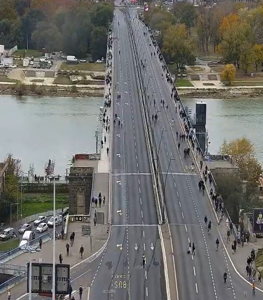 Bez vozila na Brankovog mostu