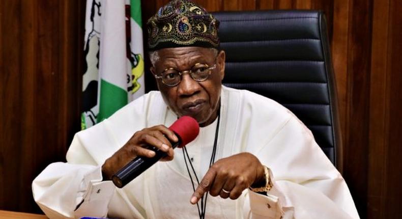 The Minister of Information and Culture, Lai Mohammed [FMIC]