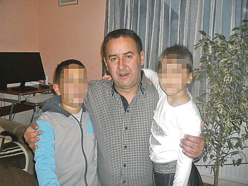 Mladen (desno) sa ocem Vladom i sestrom