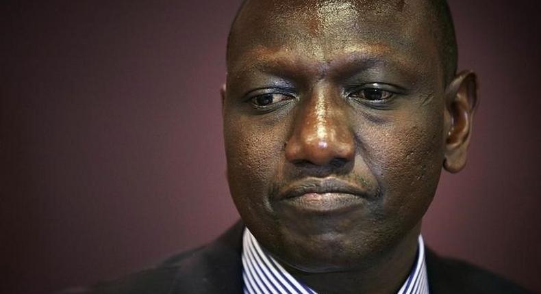 Deputy Kenyan President William Ruto attends a news conference at the Movenpick Hotel in the Hague October 15, 2013. REUTERS/Phil Nijhuis