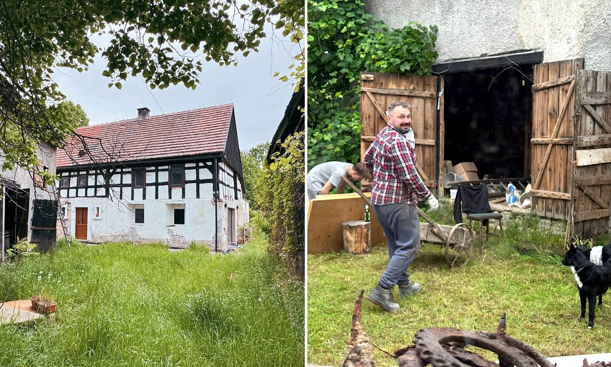 Kupili poniemiecki dom za 360 tys. zł. "Czasem budzi mnie panika"