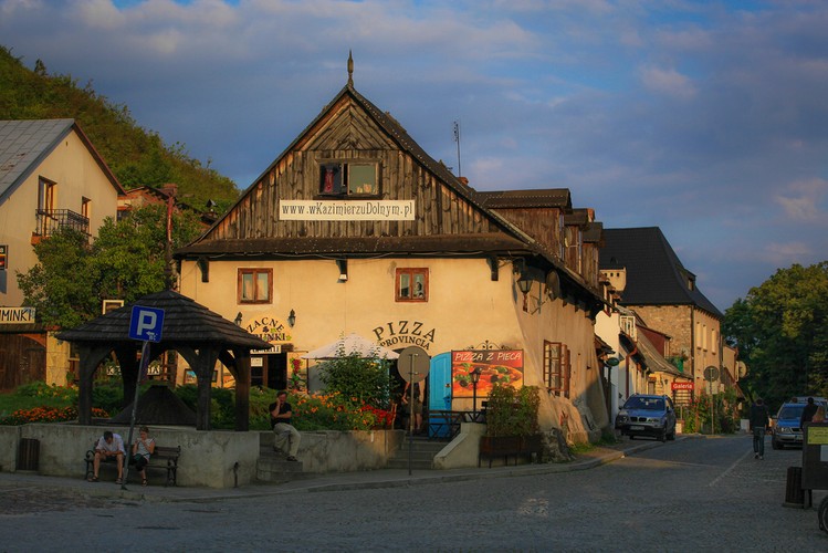 Piękny Kazimierz Dolny nad Wisłą
