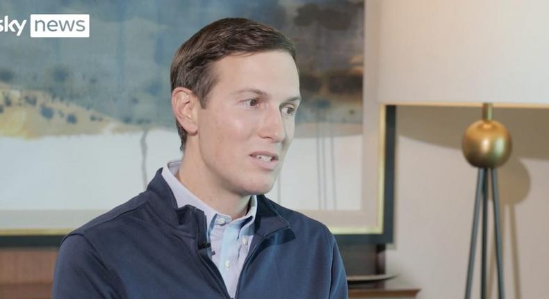 Jared Kushner in an interview with Sky News, released September 2 2022.