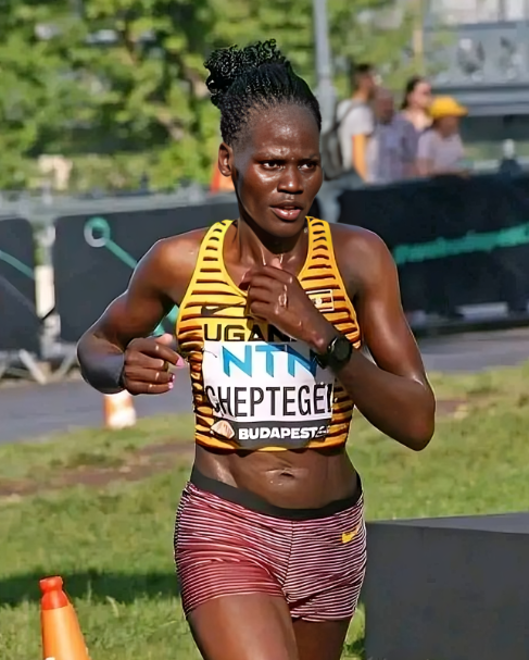 Ugandan athlete Rebecca Cheptegei