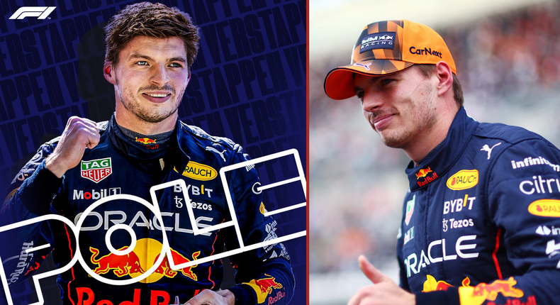 Max Verstappen takes his first pole in Japan