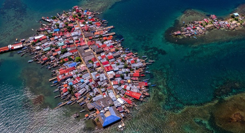 An aerial view of Carti Sugtupu in Panama.Luis Acosta/AFP/Getty Images