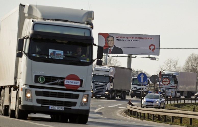 Protest przewoźników