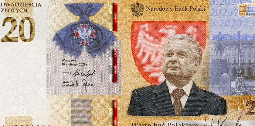 Czy oni powariowali?! Gigantyczne kolejki i zawrotne ceny banknotu 20 zł z prezydentem Kaczyńskim! 