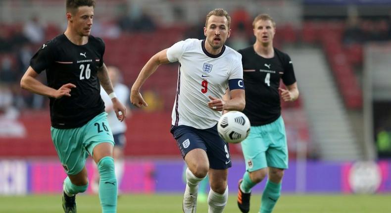 England captain Harry Kane Creator: SCOTT HEPPELL