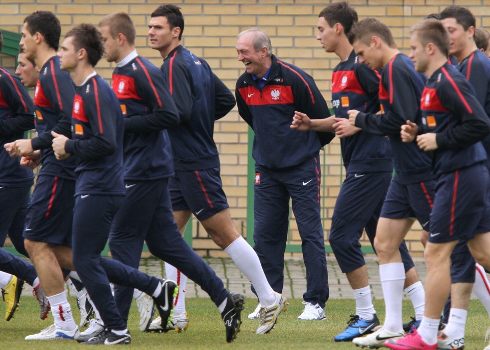 PIŁKA NOŻNA REPREZENTACJA POLSKI TRENING