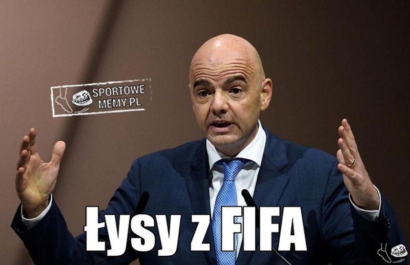 "Łysy z UEFA" został sternikiem FIFA. MEMY