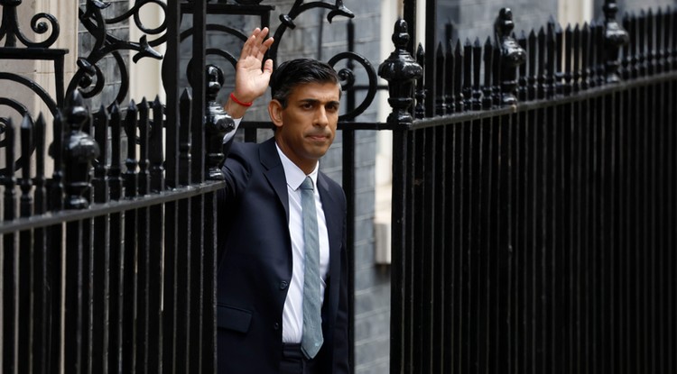 Rishi Sunak, Nagy-Britannia új miniszterelnöke Fotó: Getty Images