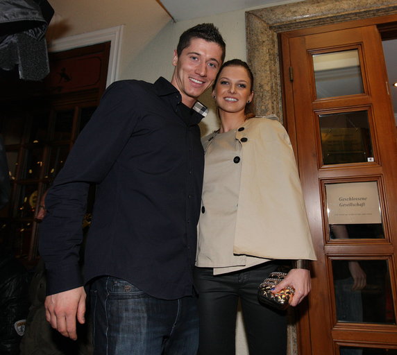 Robert Lewandowski i Anna Lewandowska