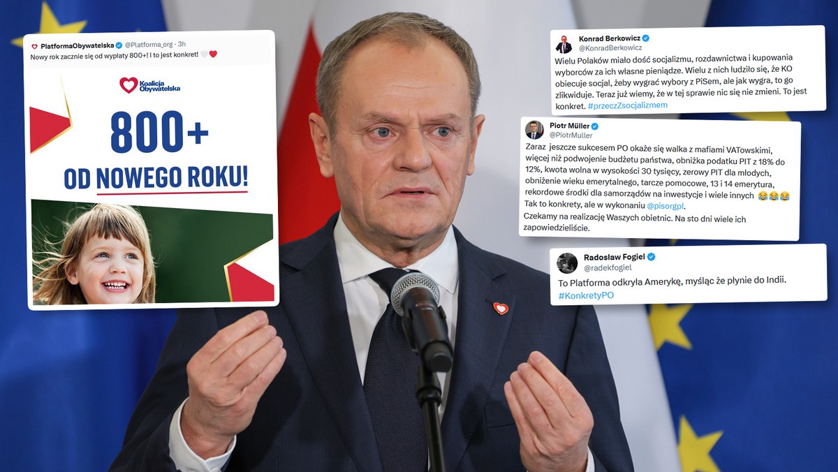 Platforma Obywatelska zamieściła w sieci grafikę. Fala komentarzy