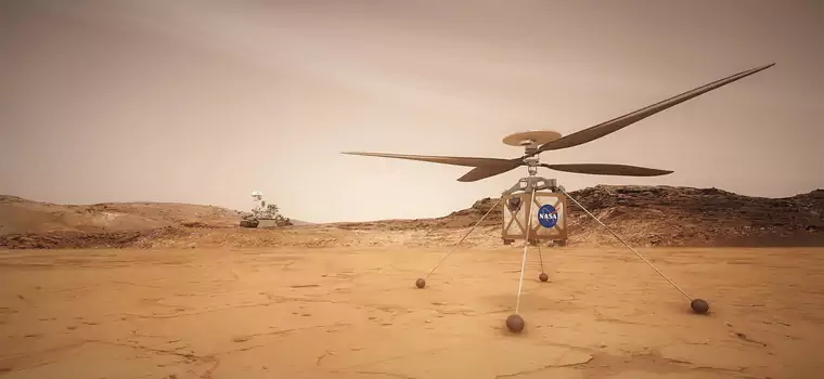 NASA pokazuje, jak Mars Helicopter dotrze na powierzchnię Czerwonej Planety