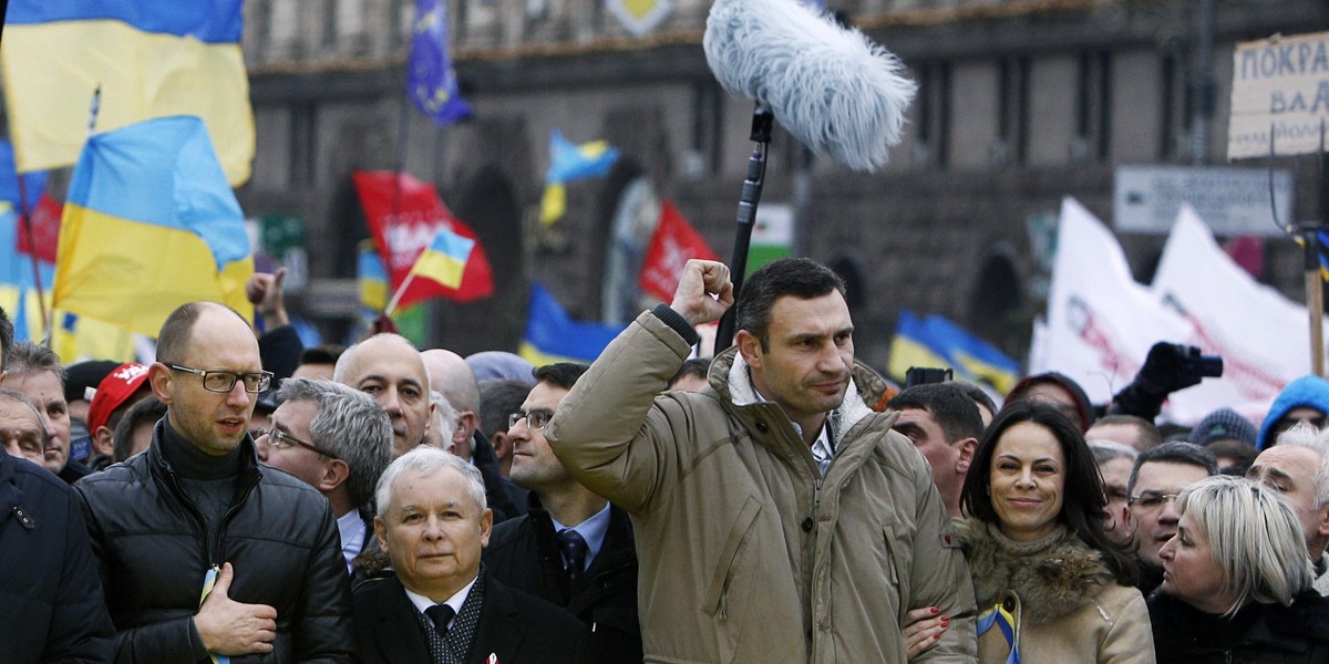 Kaczyński na Ukrainie.