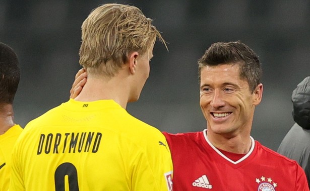 Erling Haaland i Robert Lewandowski