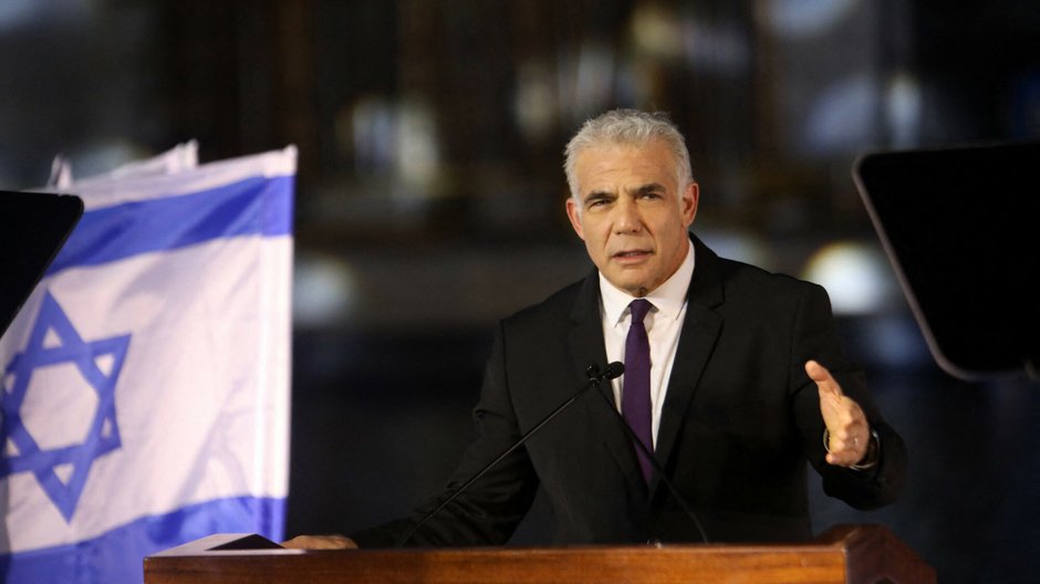 Premier Izraela Jair Lapid