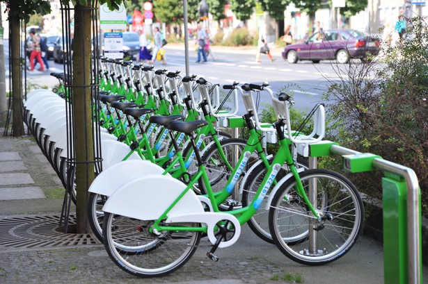 Wcześniej systemy wypożyczalni rowerów miejskich uruchomiono w Krakowie, Poznaniu, Warszawie, Białymstoku i Opolu. Lublin zamierza uruchomić podobny system jesienią br. fot. (mgo) PAP/Marcin Bielecki