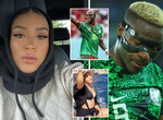 AFCON 2023: Osimhen's girlfriend sparks controversy as she chooses Cameroon over Nigeria ahead of Equatorial Guinea clash