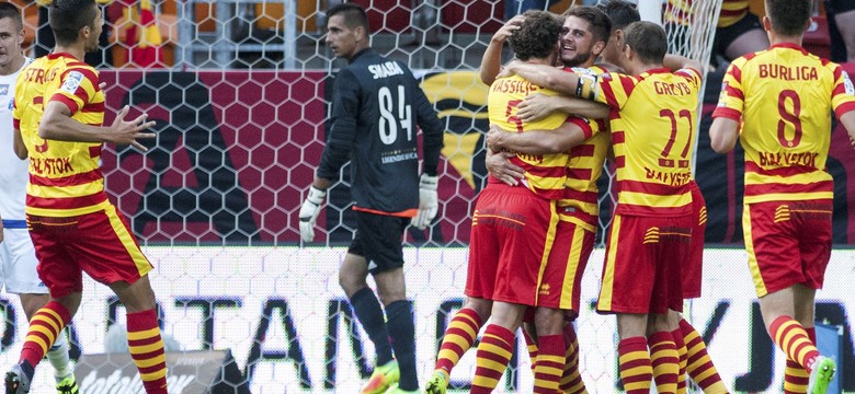 Ekstraklasa: Dwie czerwone kartki i pięć goli. Jagiellonia zdemolowała Ruch