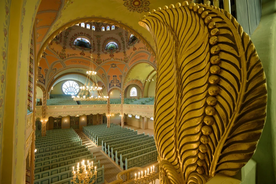 Unutrašnjost sinagoge