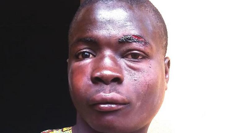 The suspected child kidnapper, Ola Ibikunle