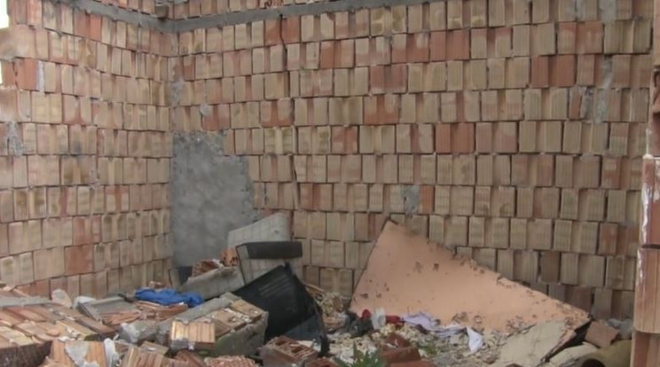 Miskolcon teljesen szétloptak egy házat, megtörten mesélt a tulajdonos az esetről / Fotó: Tények TV2 /