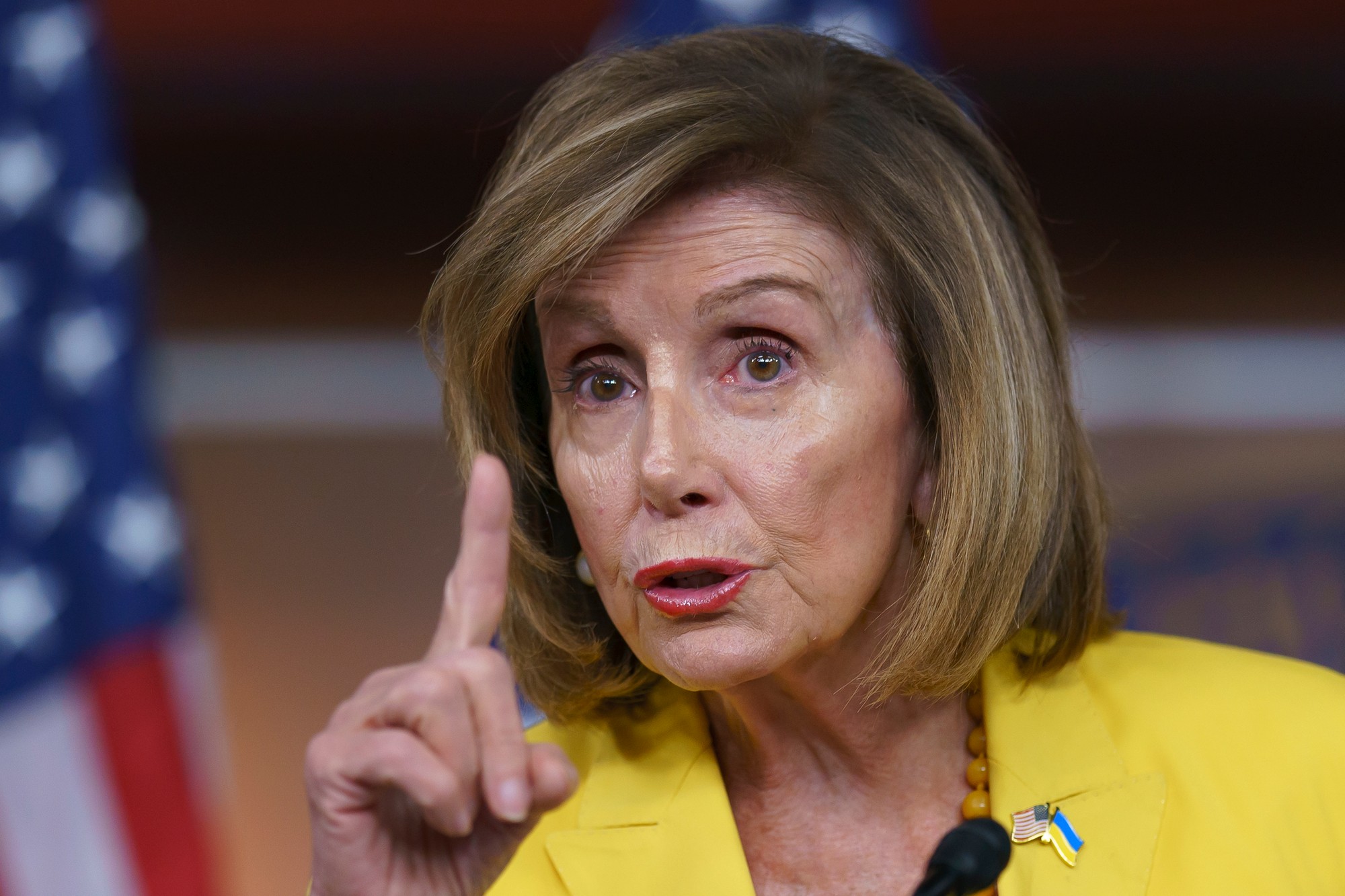 Predsedníčka Snemovne reprezentantov amerického Kongresu Nancy Pelosiová.