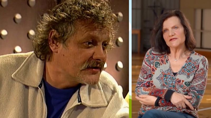 Herec Marián Geišberg a jeho sestra Jana Oľhová.