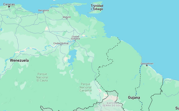 Granica między Guajaną a Wenezuelą